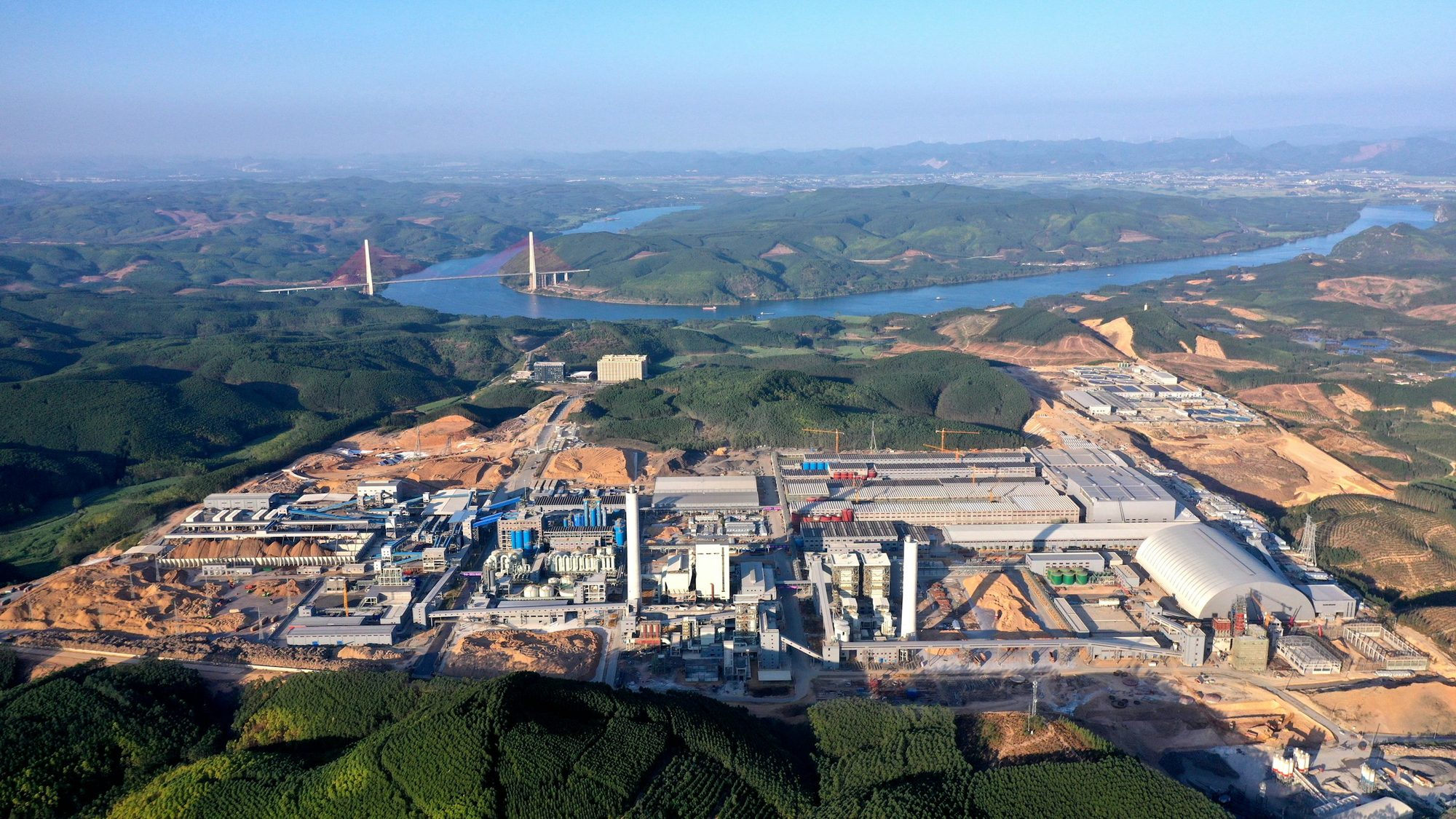 Industrial complex from above