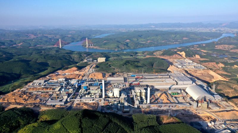 Industrial complex from above